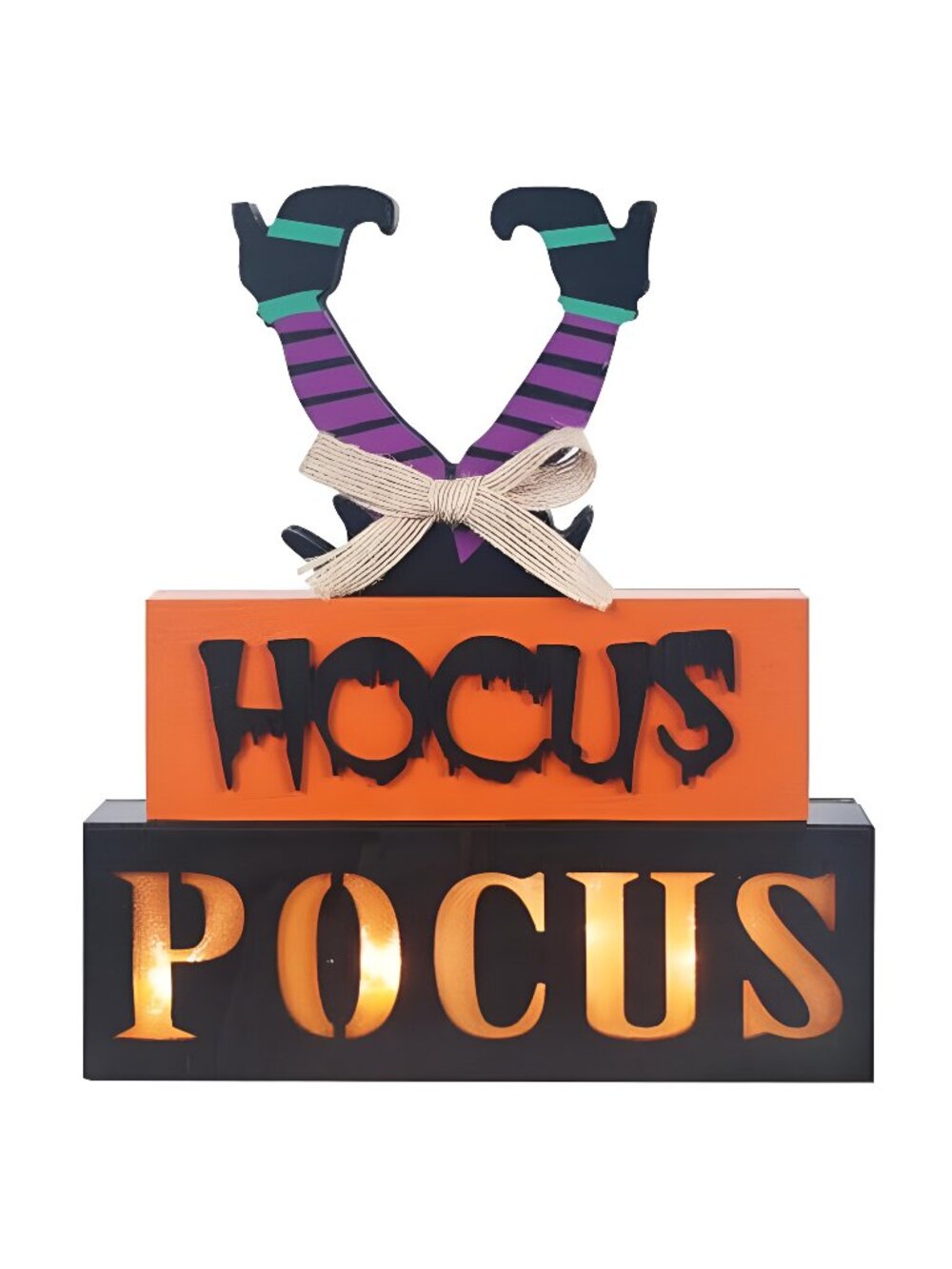 Halloween Decorations Indoor, 3-Layered Legs Block Halloween Decor